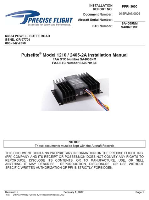 precision flight controller manual